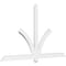 Ekena Millwork Redmond Architectural Grade PVC Gable Bracket, 84"W x 49"H x 2"D x 4"F, 14/12 Pitch GBP084X49X0204RED00 - alternate 1
